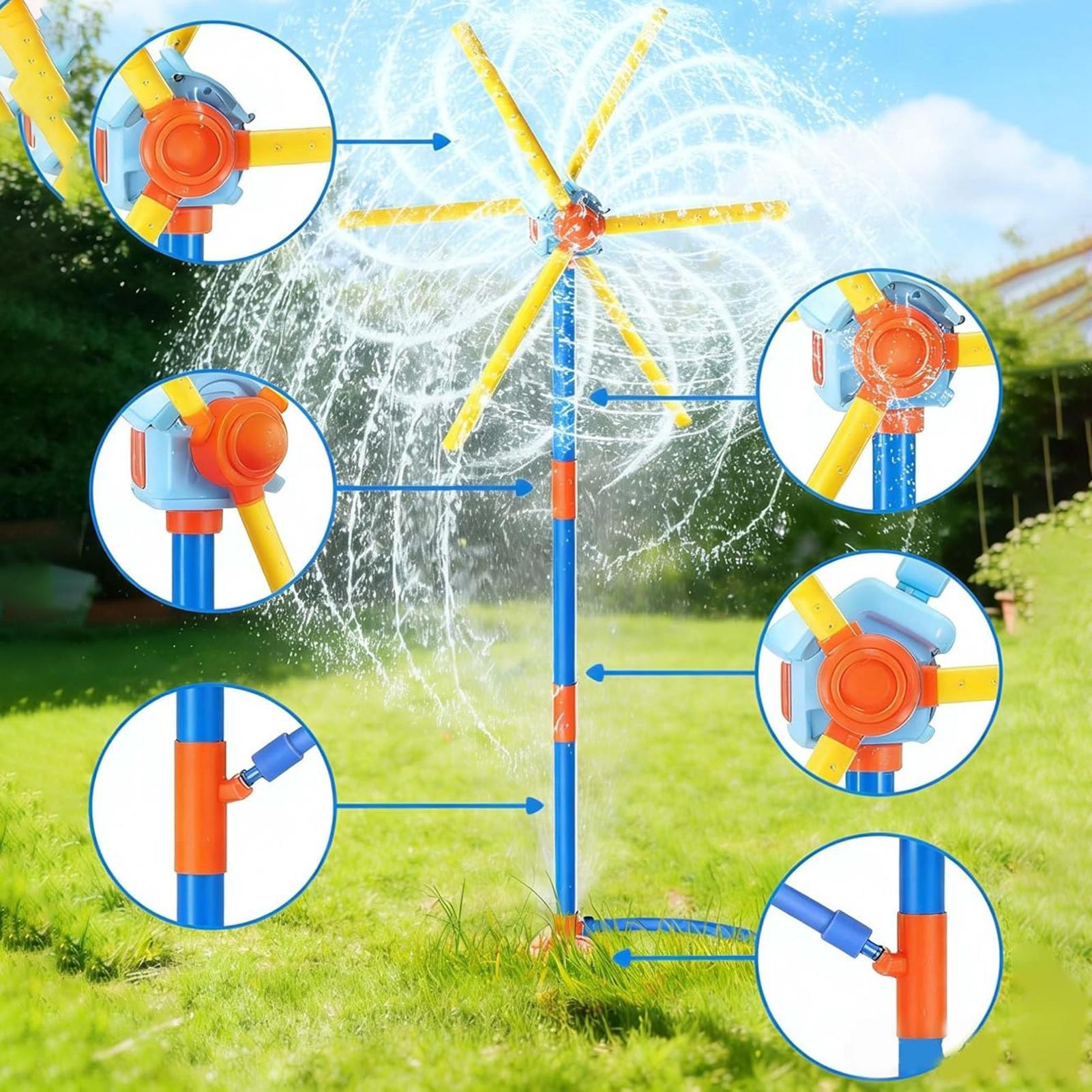 Kids Outdoor Yard - Zabawka dla dzieci - wiatraczek zraszający