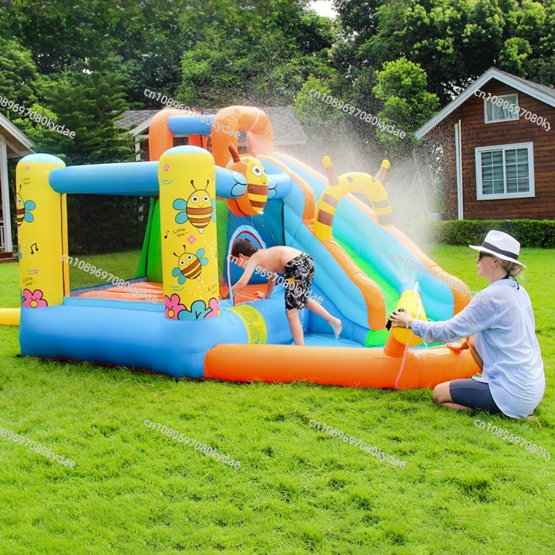 Kids Outdoor Inflatable Water Slide - Nadmuchiwany zamek do skakania, park wodny