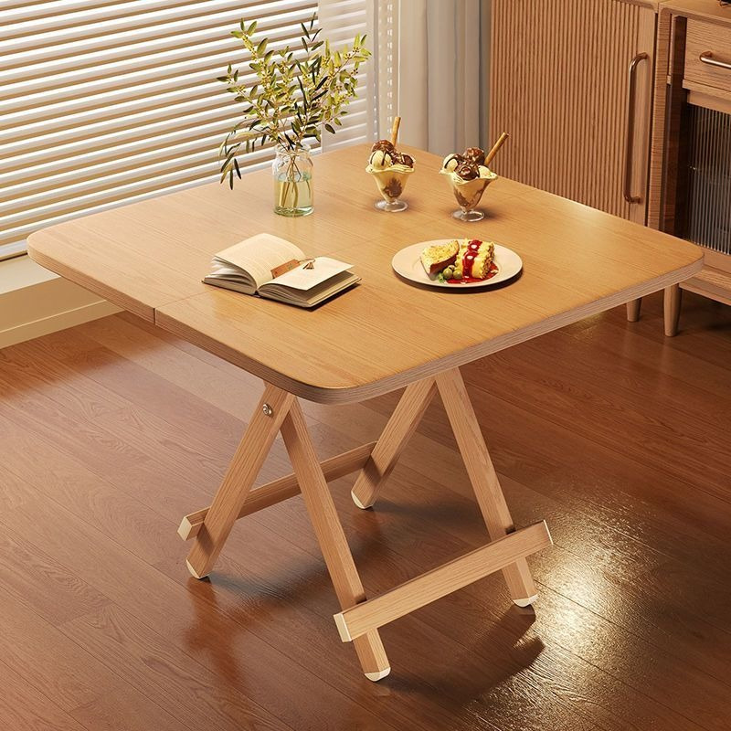 Kids Outdoor Wooden Table - 1 sztuka ekologicznego drewnianego składanego kwadratowego