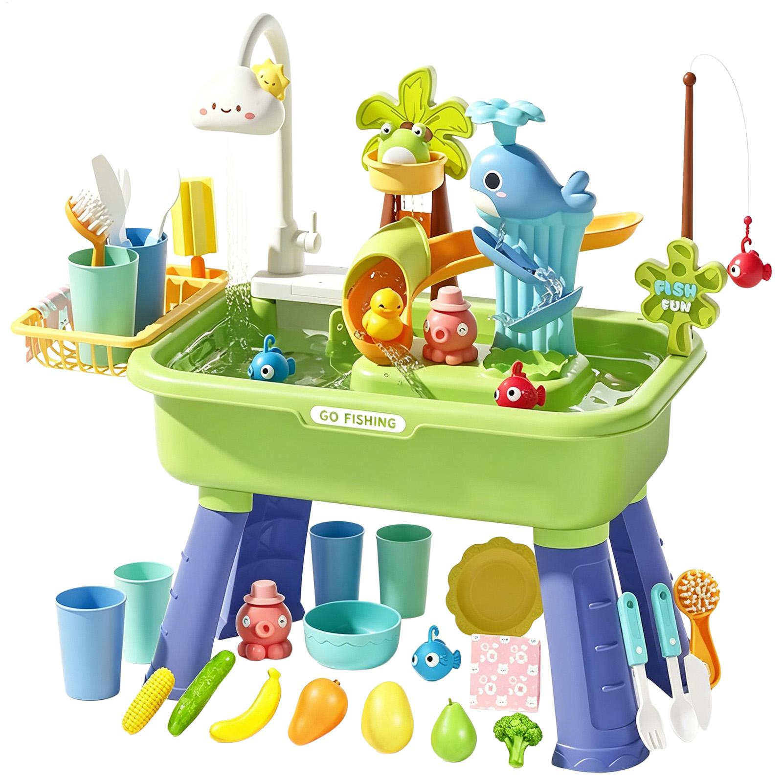 Kids Outdoor Water Table - Stolik wodny dla dzieci z pompką,