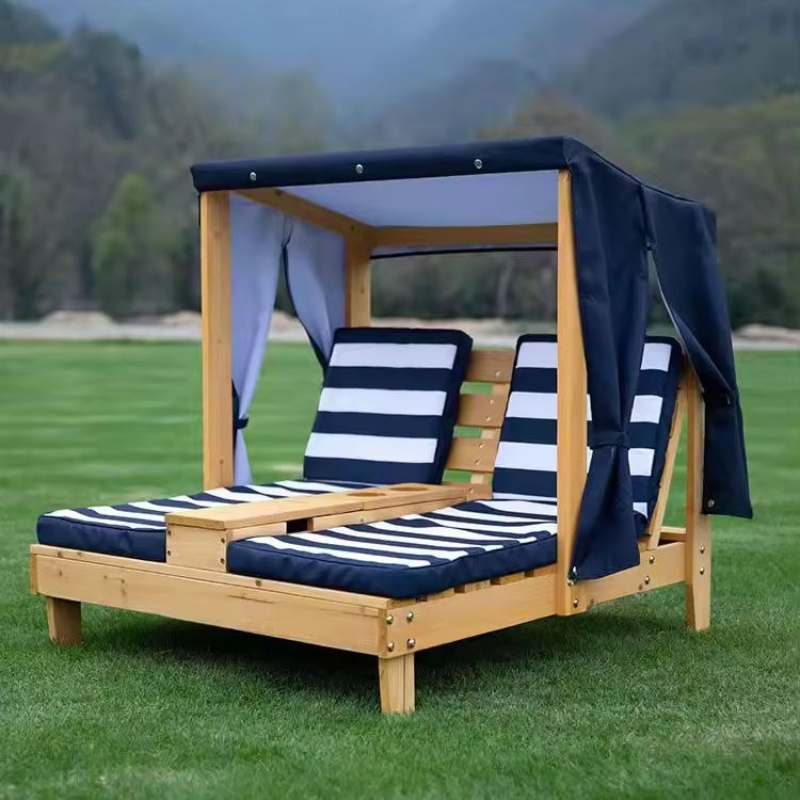 Kids Outdoor Lounge Furniture - Nowoczesne meble ogrodowe dla dzieci, leżanka,