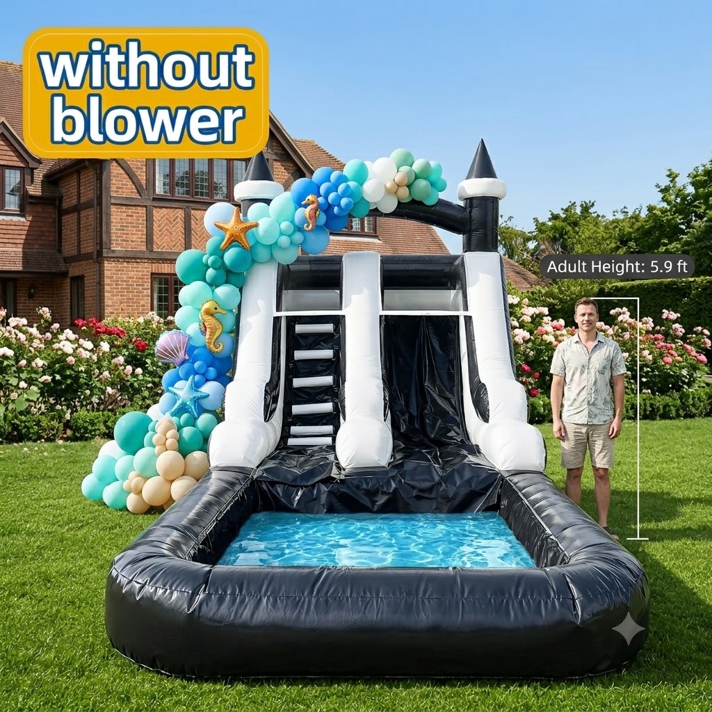 Kids Outdoor Inflatable Water Slide - VANCEN (Bez dmuchawy) Komercyjny dmuchany zamek