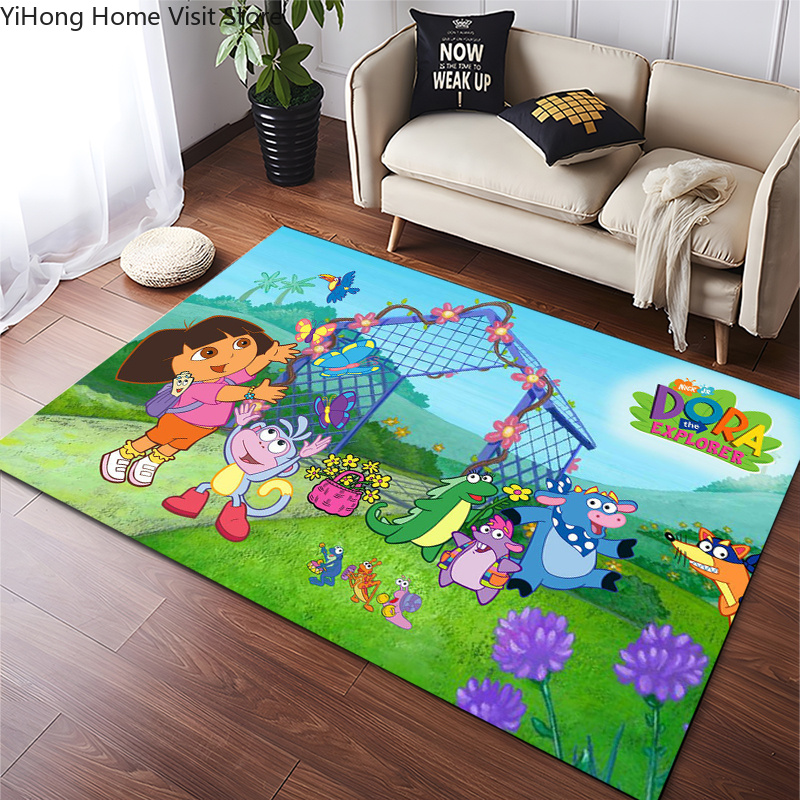 Kids Outdoor Lounge Chair - Zabawny dywan z motywem Doraemona, klasyczny