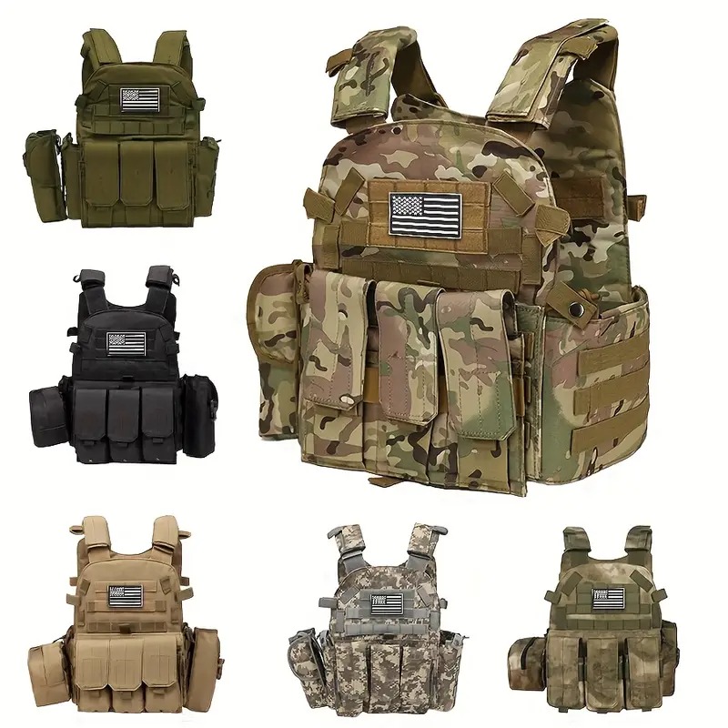 Kids Outdoor Vest - Dziecięca Kamizelka Taktyczna w Kamuflażu, Nylonowa