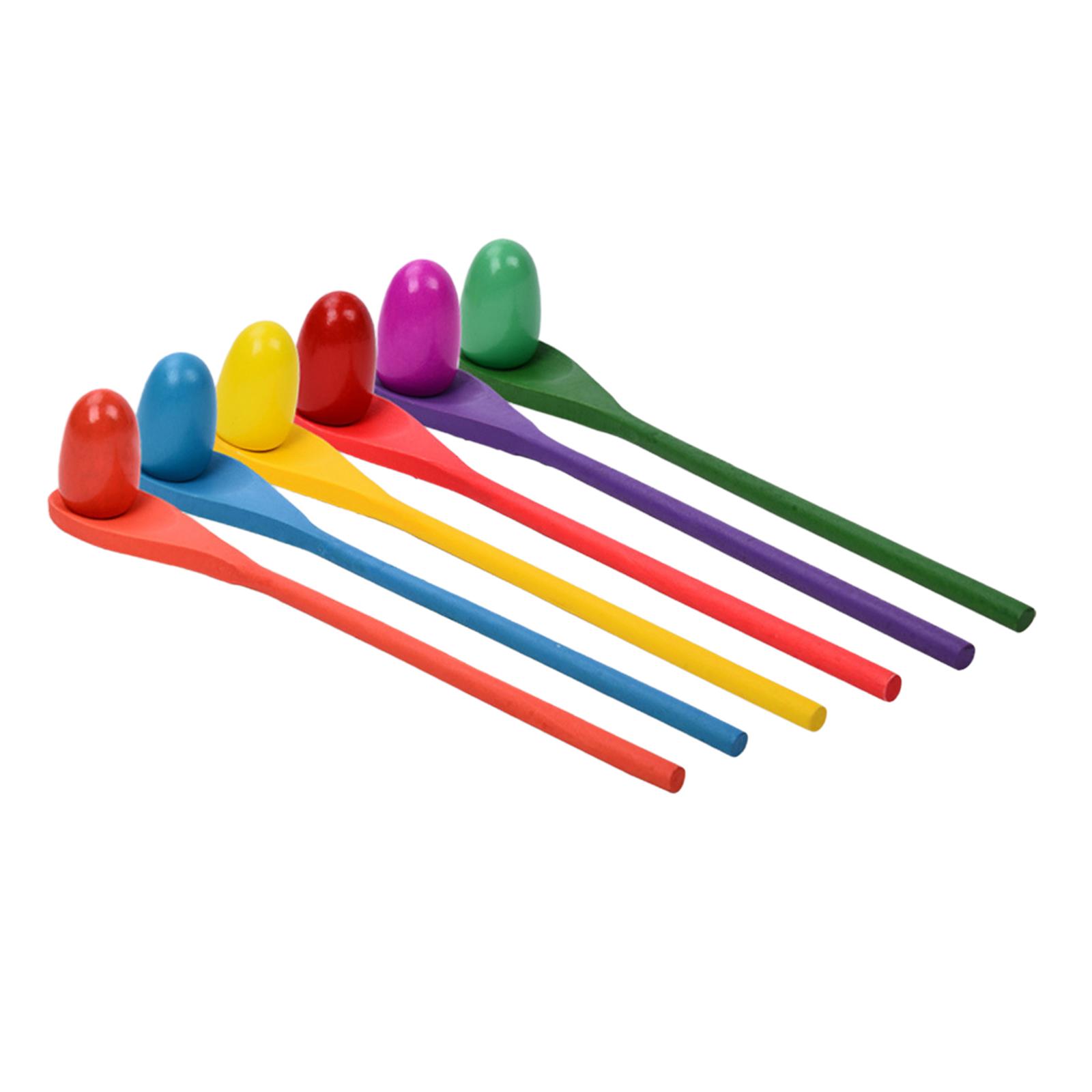 Kids Outdoor Yard - 6 Sztuk Łyżeczek do Jajek Gra