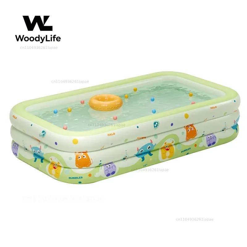 Duży dmuchany basen rodzinny d – Kids Outdoor Inflatable Water Slide recenzja i cena