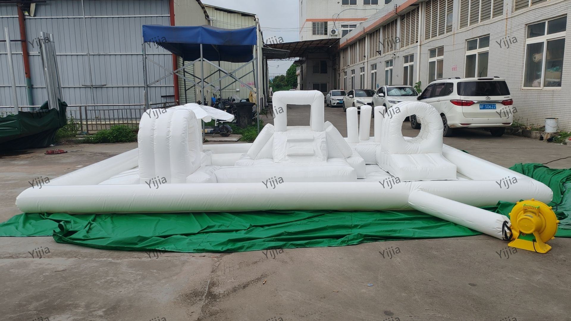 Stock 6M Soft Play Equipment B – Kids Outdoor Inflatable Water Slide recenzja i cena