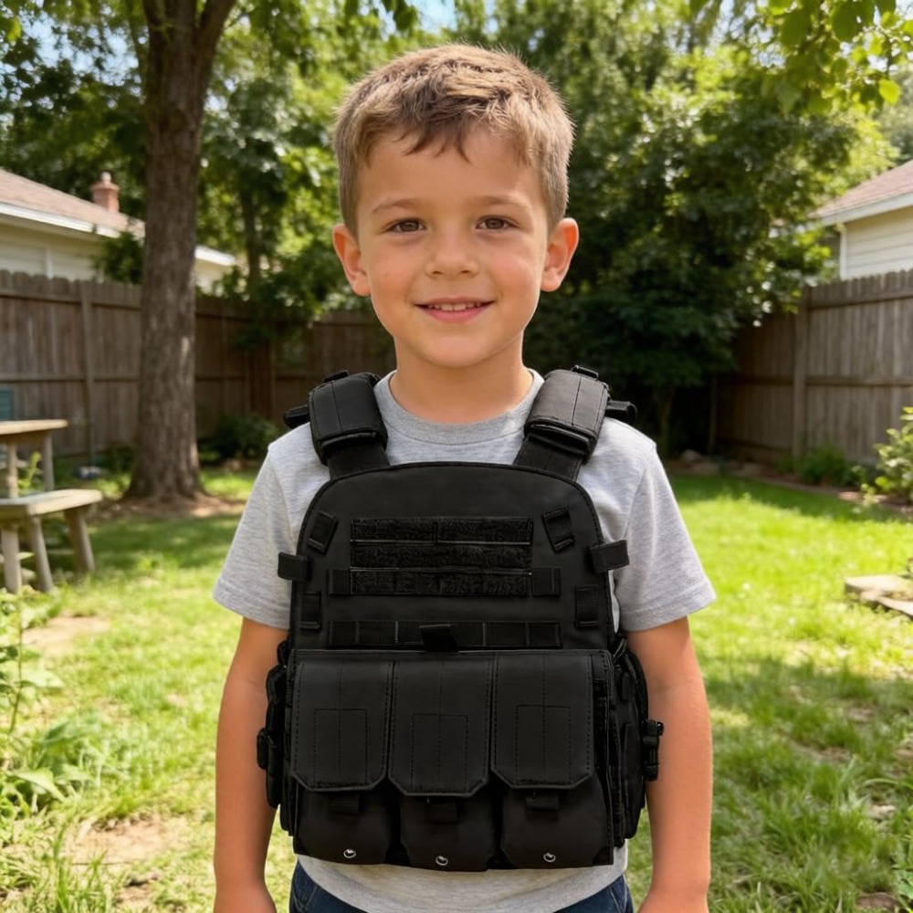 Dziecięca kamizelka taktyczna  – Kids Outdoor Vest recenzja i cena