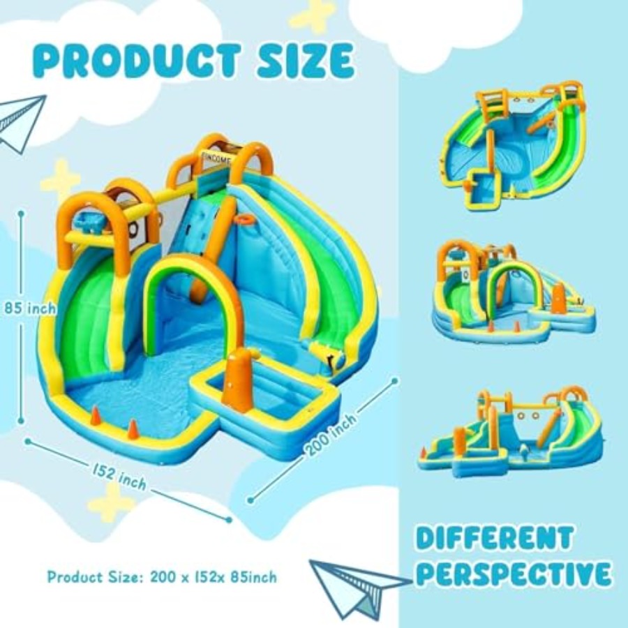 Nadmuchiwany park wodny na zew – Kids Outdoor Inflatable Water Slide recenzja i cena
