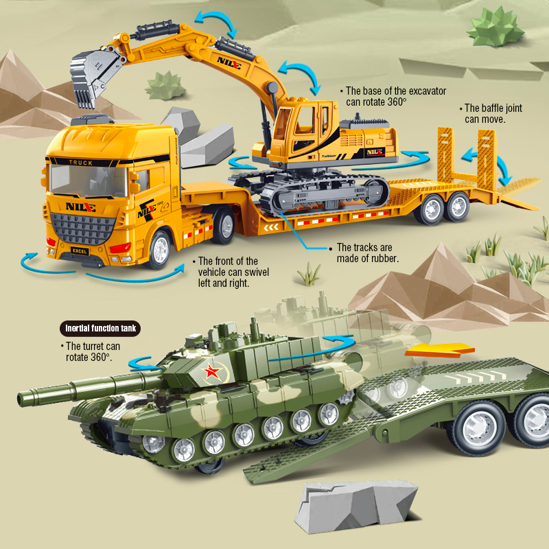 Półciężarówka z kontenerami, o – Kids Outdoor Excavator recenzja i cena