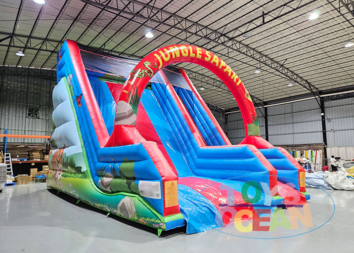 Komercyjna dmuchana zjeżdżalni – Kids Outdoor Inflatable Water Slide recenzja i cena