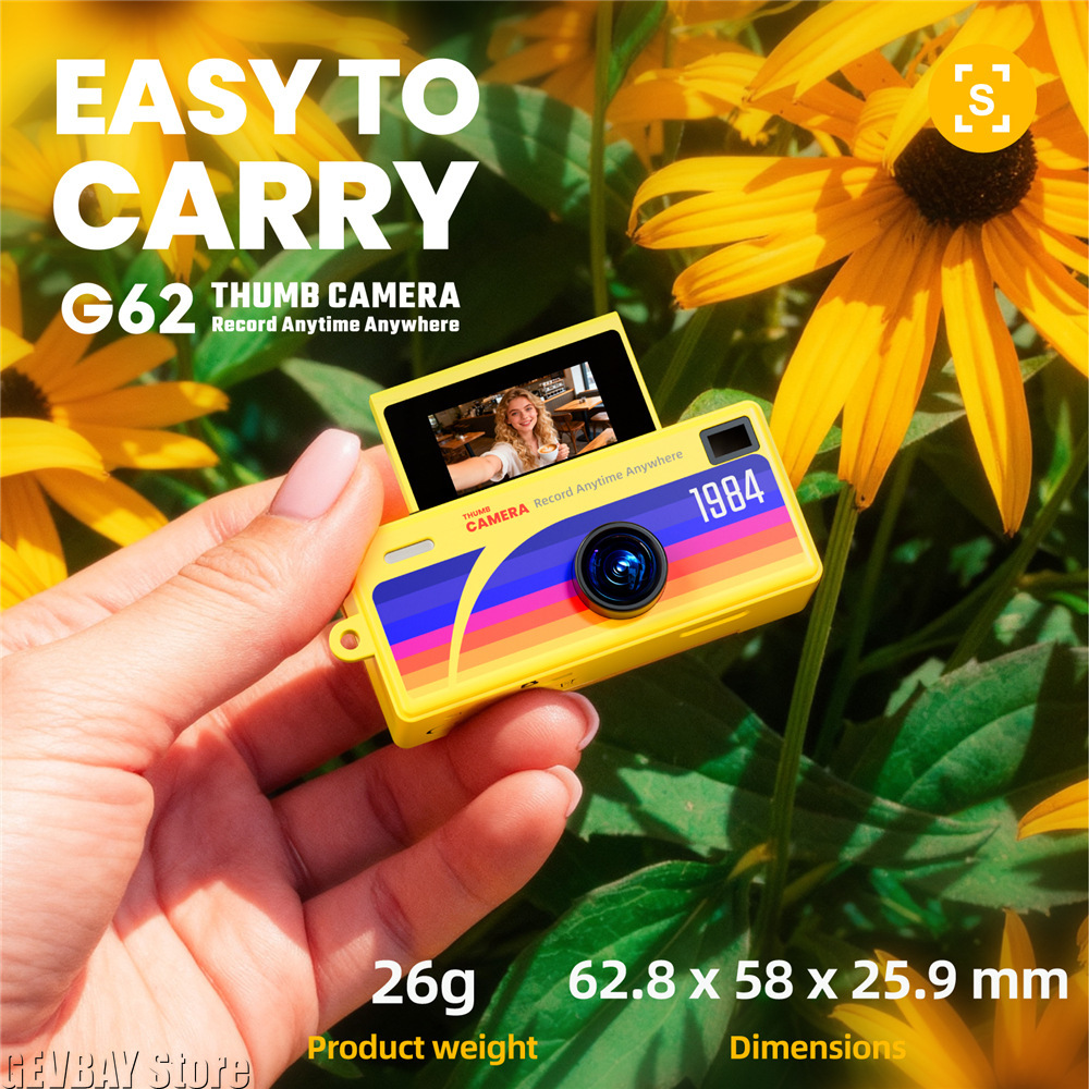G62 Retro Mini Kamera w Kształ – Kids Outdoor Videos recenzja i cena