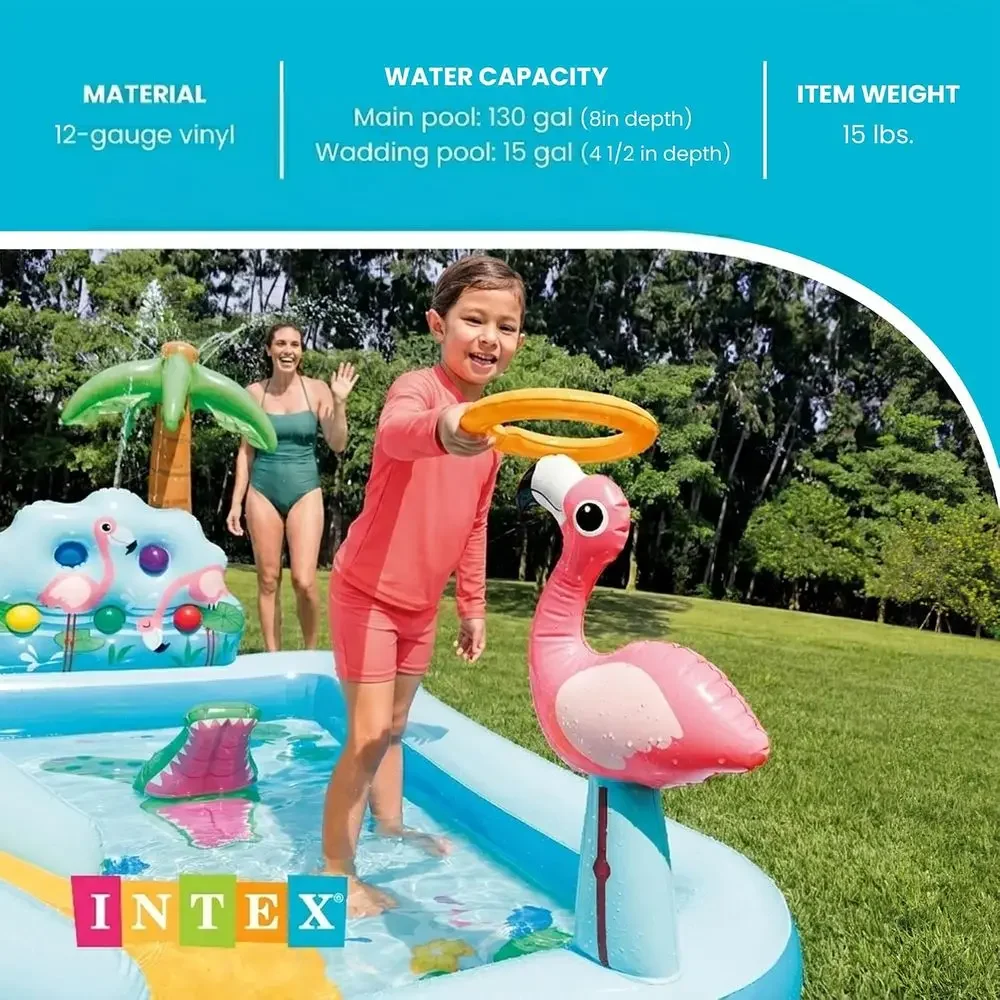 Nadmuchiwane centrum zabaw Jun – Kids Outdoor Inflatable Water Slide recenzja i cena