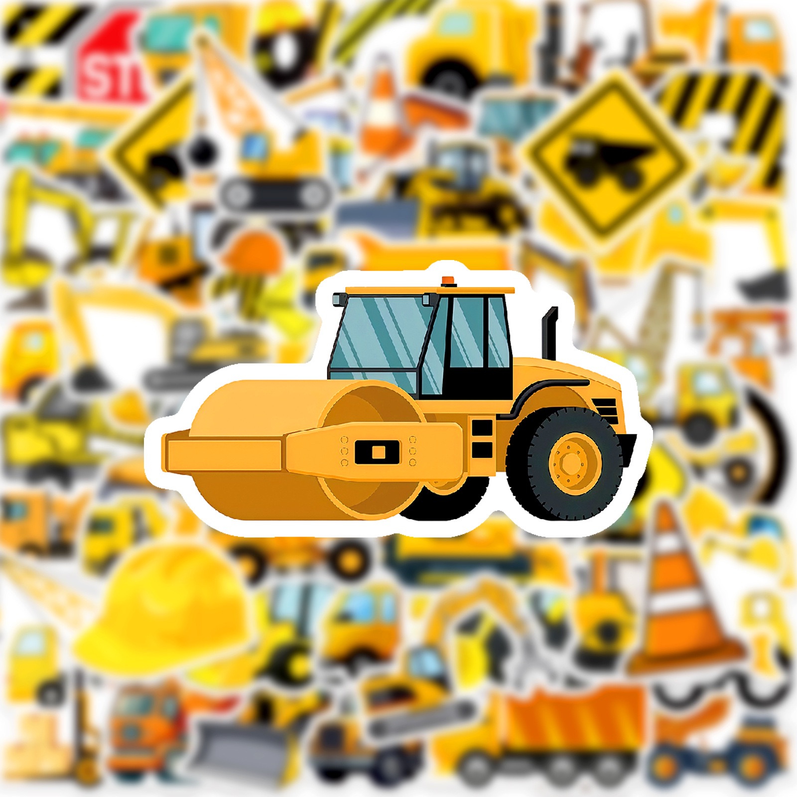 10/50 szt. Urocze naklejki z p – Kids Outdoor Excavator recenzja i cena