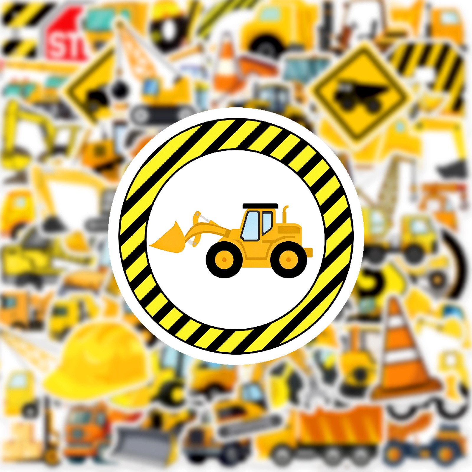 10/50 szt. Urocze naklejki z p – Kids Outdoor Excavator recenzja i cena