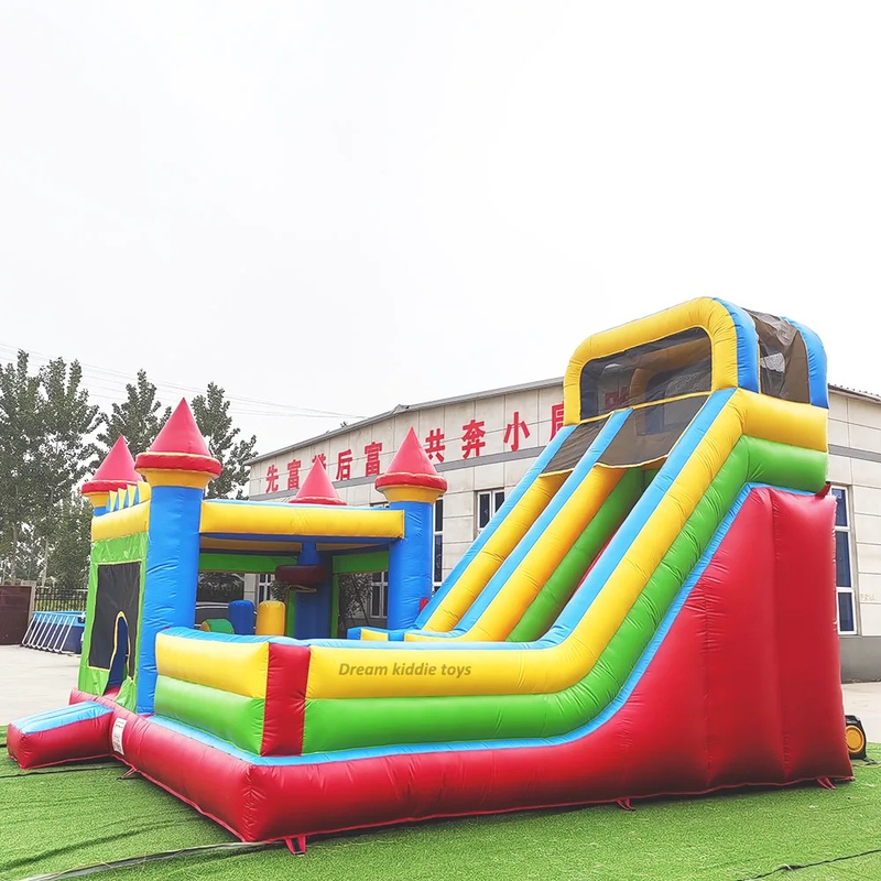 Zewnętrzna dmuchana trampolina – Kids Outdoor Wendy House recenzja i cena