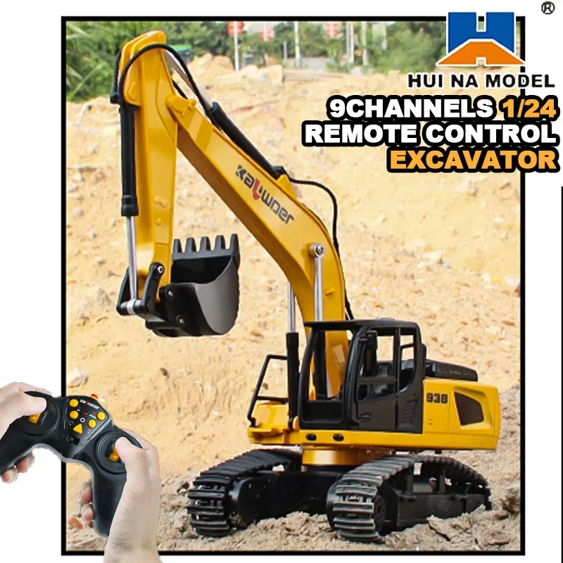 Huina Rc Excavator 1/24 9Ch Zd – Kids Outdoor Excavator recenzja i cena