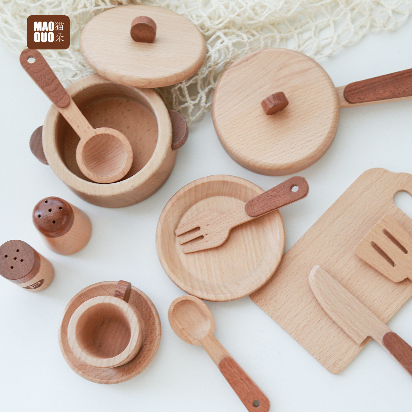 Maoduo Toys Drewniany Zestaw K – Kids Outdoor Kitchen Set recenzja i cena