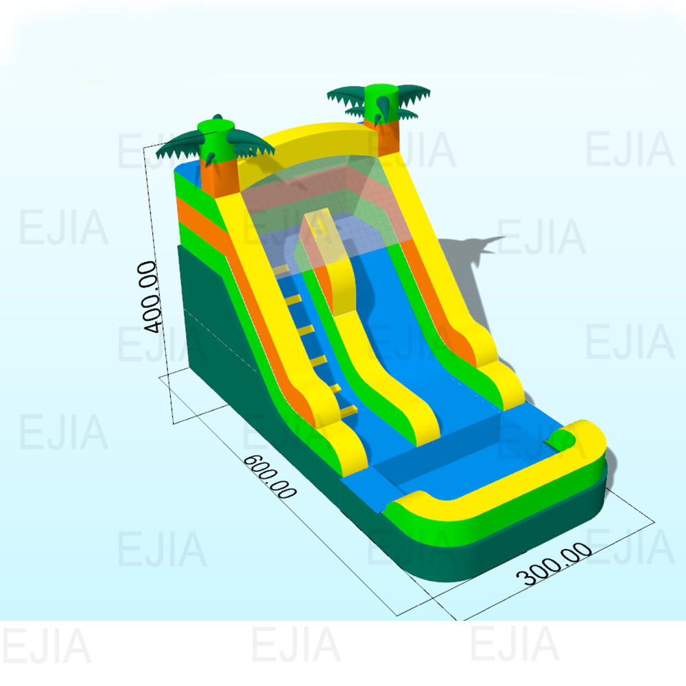 Podwórkowe nadmuchiwane zjeżdż – Kids Outdoor Inflatable Water Slide recenzja i cena