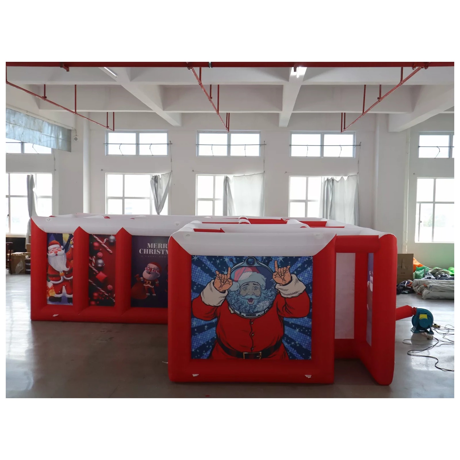 Duży czerwono-biały dmuchany l – Outdoor Games For Kids recenzja i cena