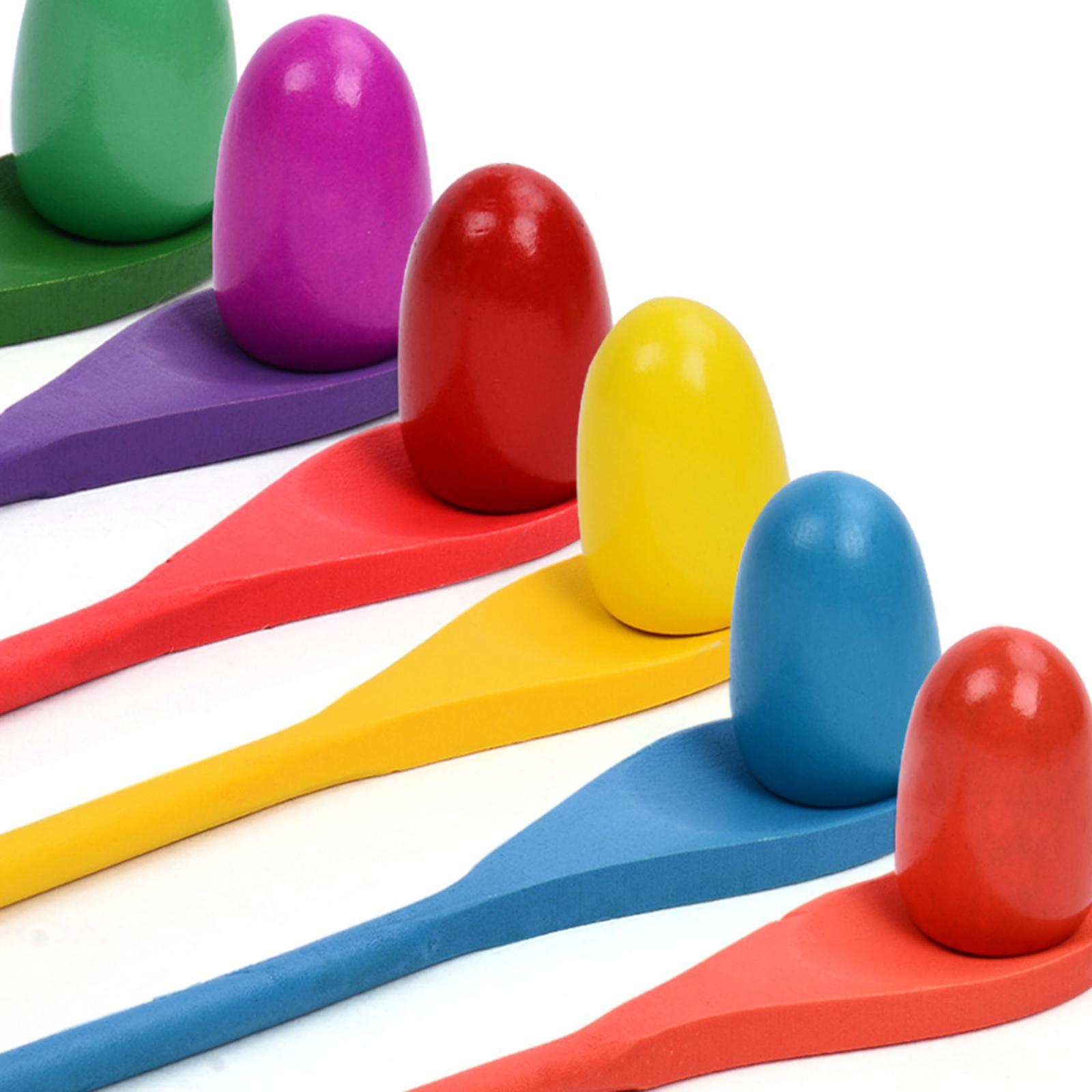 6 Sztuk Łyżeczek do Jajek Gra  – Kids Outdoor Yard recenzja i cena