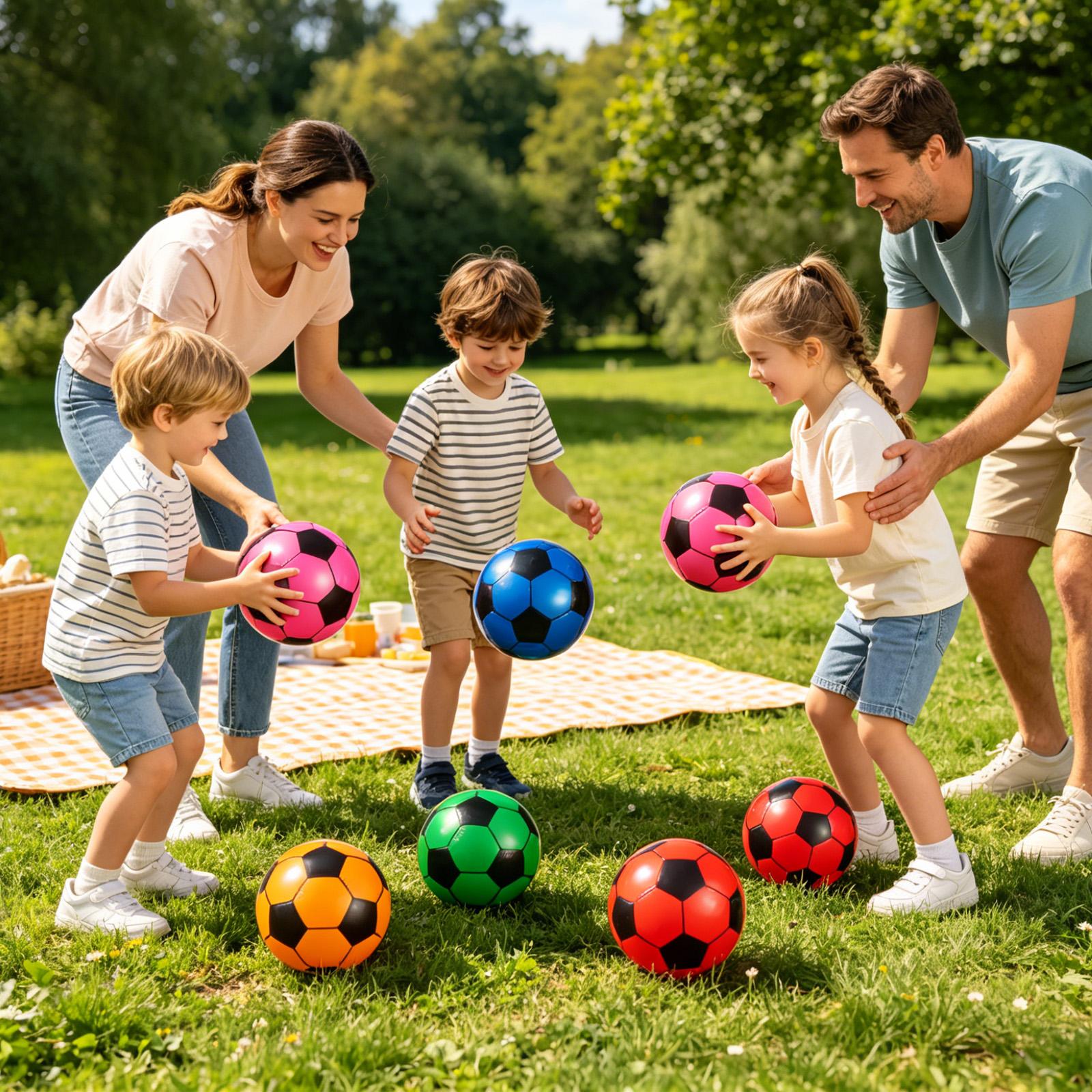 Piłka Nożna Nadmuchiwana 6 Szt – Kids Outdoor Yard recenzja i cena