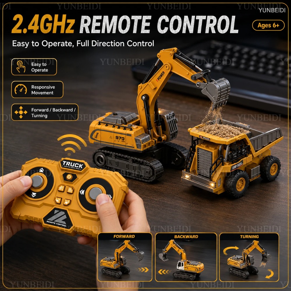 Zdalnie sterowany mini samochó – Kids Outdoor Excavator recenzja i cena